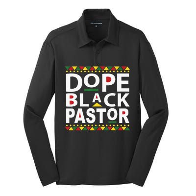 Black Pastor Preacher Minister Black History Month Gift Silk Touch Performance Long Sleeve Polo