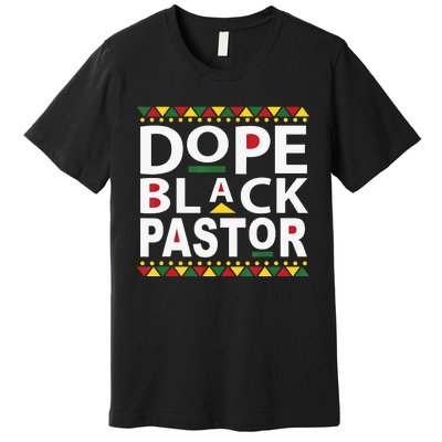 Black Pastor Preacher Minister Black History Month Gift Premium T-Shirt