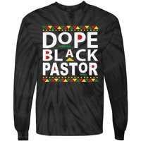 Black Pastor Preacher Minister Black History Month Gift Tie-Dye Long Sleeve Shirt