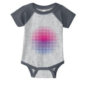 Bisexual Pride Polka Dots Subtle Artistic Lgbt Bi Pride Infant Baby Jersey Bodysuit