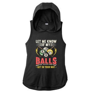 Billiards Pool Player Billiards Lover Billiards Dad Gift For Father’s Day Ladies PosiCharge Tri-Blend Wicking Draft Hoodie Tank