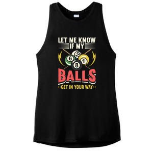 Billiards Pool Player Billiards Lover Billiards Dad Gift For Father’s Day Ladies PosiCharge Tri-Blend Wicking Tank