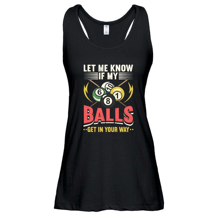 Billiards Pool Player Billiards Lover Billiards Dad Gift For Father’s Day Ladies Essential Flowy Tank