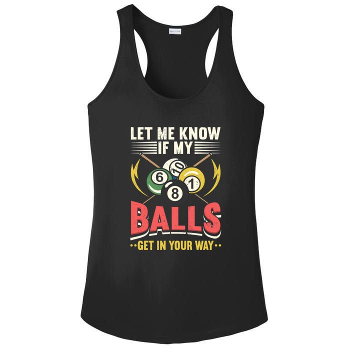 Billiards Pool Player Billiards Lover Billiards Dad Gift For Father’s Day Ladies PosiCharge Competitor Racerback Tank