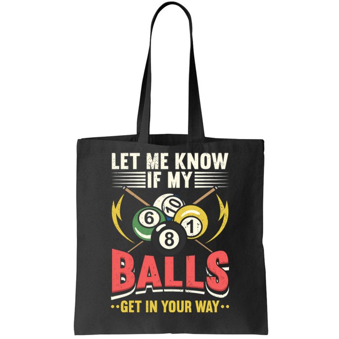 Billiards Pool Player Billiards Lover Billiards Dad Gift For Father’s Day Tote Bag