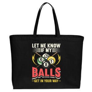 Billiards Pool Player Billiards Lover Billiards Dad Gift For Father’s Day Cotton Canvas Jumbo Tote