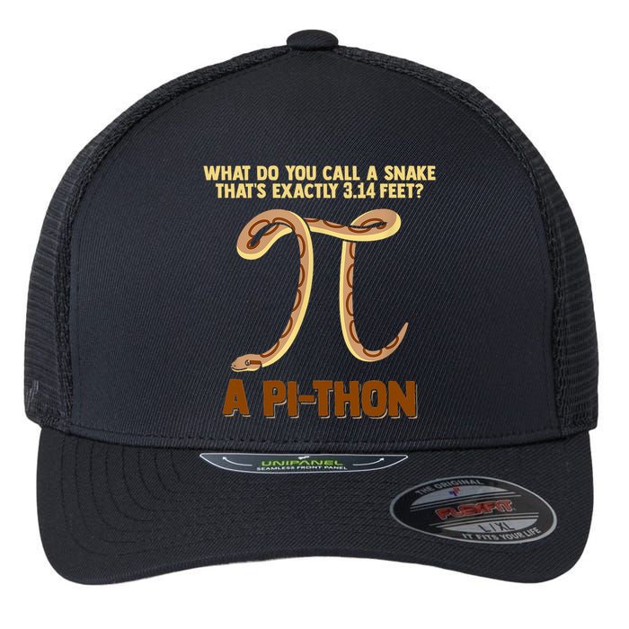 Ball Python Pi Snake Pet Owner Animal Gift Flexfit Unipanel Trucker Cap