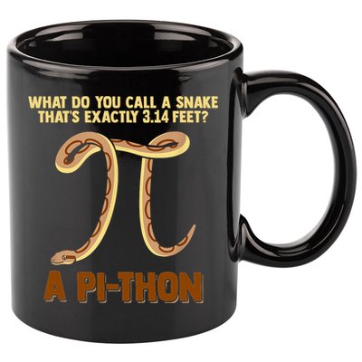 Ball Python Pi Snake Pet Owner Animal Gift 11oz C Handle Ceramic Mug