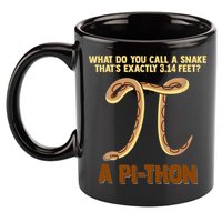 Ball Python Pi Snake Pet Owner Animal Gift 11oz C Handle Ceramic Mug