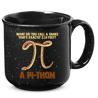 Ball Python Pi Snake Pet Owner Animal Gift 15oz Campfire Ceramic Mug