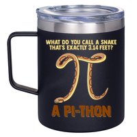 Ball Python Pi Snake Pet Owner Animal Gift 12oz Stainless Steel Coffee Mug
