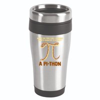 Ball Python Pi Snake Pet Owner Animal Gift 16oz Travel Tumbler