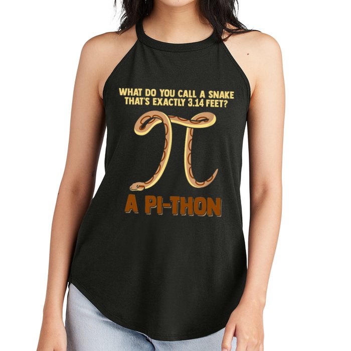 Ball Python Pi Snake Pet Owner Animal Gift Women's Perfect Tri Rocker Tank