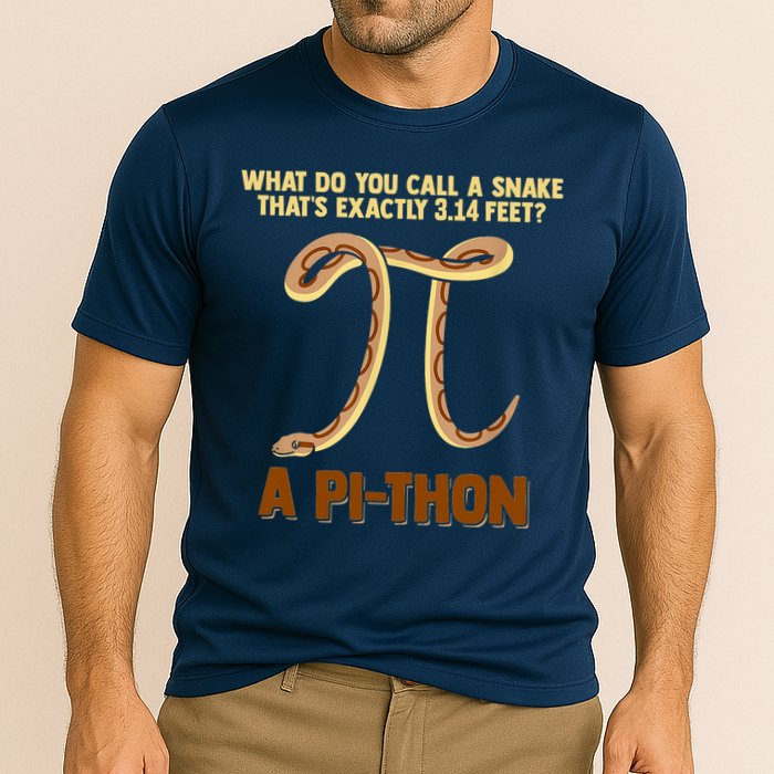 Ball Python Pi Snake Pet Owner Animal Gift Cooling Performance Crew T-Shirt