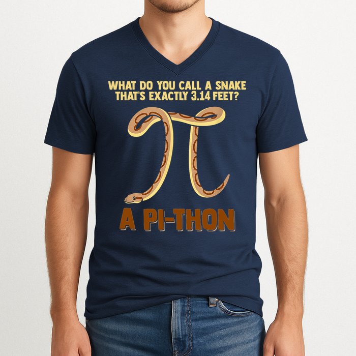 Ball Python Pi Snake Pet Owner Animal Gift V-Neck T-Shirt