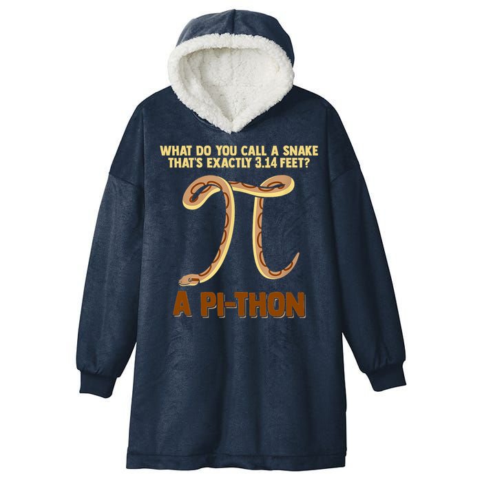 Ball Python Pi Snake Pet Owner Animal Gift Hooded Wearable Blanket