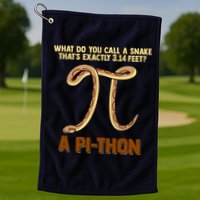 Ball Python Pi Snake Pet Owner Animal Gift Golf Towel