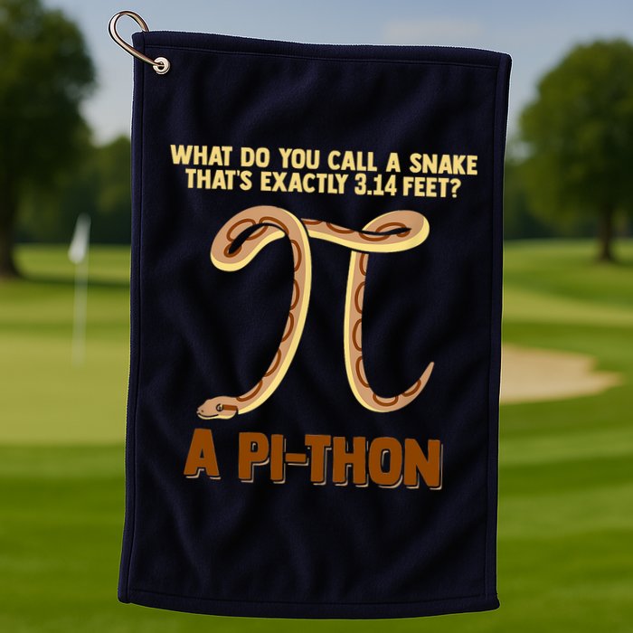 Ball Python Pi Snake Pet Owner Animal Gift Golf Towel
