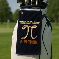 Ball Python Pi Snake Pet Owner Animal Gift Golf Towel