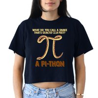 Ball Python Pi Snake Pet Owner Animal Gift Crop Top