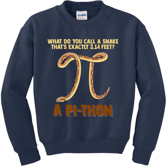 Ball Python Pi Snake Pet Owner Animal Gift Kids Sweatshirt