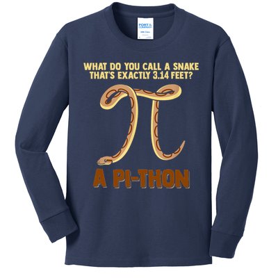 Ball Python Pi Snake Pet Owner Animal Gift Kids Long Sleeve Shirt
