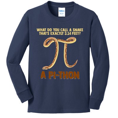 Ball Python Pi Snake Pet Owner Animal Gift Kids Long Sleeve Shirt