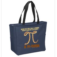 Ball Python Pi Snake Pet Owner Animal Gift Zip Tote Bag
