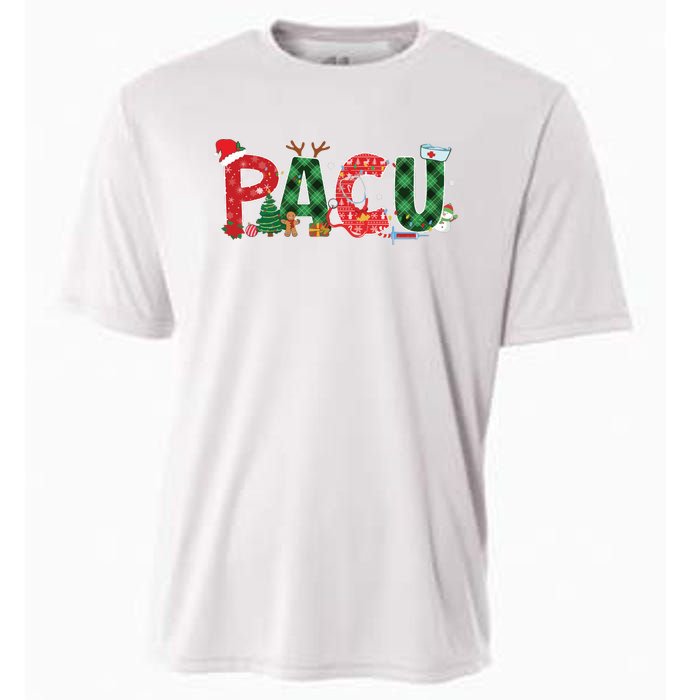 Buffalo Plaid Pacu Nurse Christmas Tree Santa Xmas Pajama Sweat Cooling Performance Crew T-Shirt