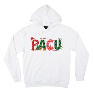 Buffalo Plaid Pacu Nurse Christmas Tree Santa Xmas Pajama Sweat Hoodie