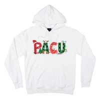 Buffalo Plaid Pacu Nurse Christmas Tree Santa Xmas Pajama Sweat Hoodie