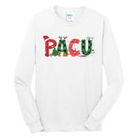 Buffalo Plaid Pacu Nurse Christmas Tree Santa Xmas Pajama Sweat Tall Long Sleeve T-Shirt