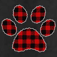 Buffalo Plaid Paw Print Dog Or Cat Lovers Christmas Cool Comfort Performance Bucket Hat