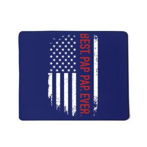 Best pap pap ever with us american flag for father's day Mousepad