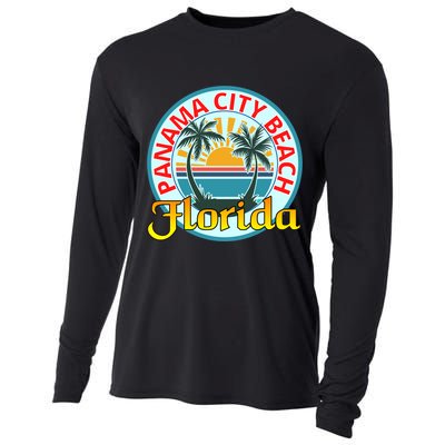 Beach Please Panama City Beach Florida Beach Spring Break Gift Cooling Performance Long Sleeve Crew