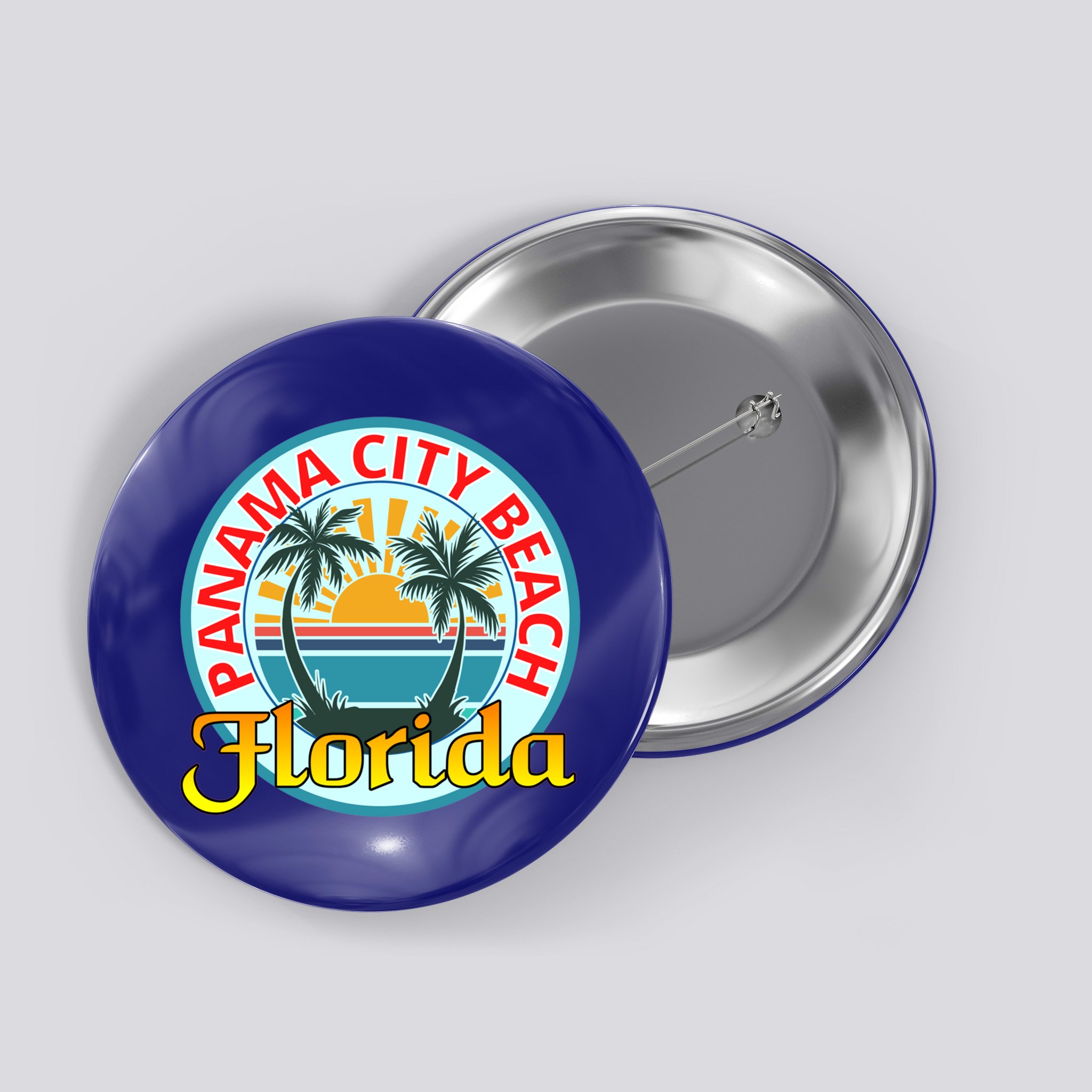 Beach Please Panama City Beach Florida Beach Spring Break Gift Button