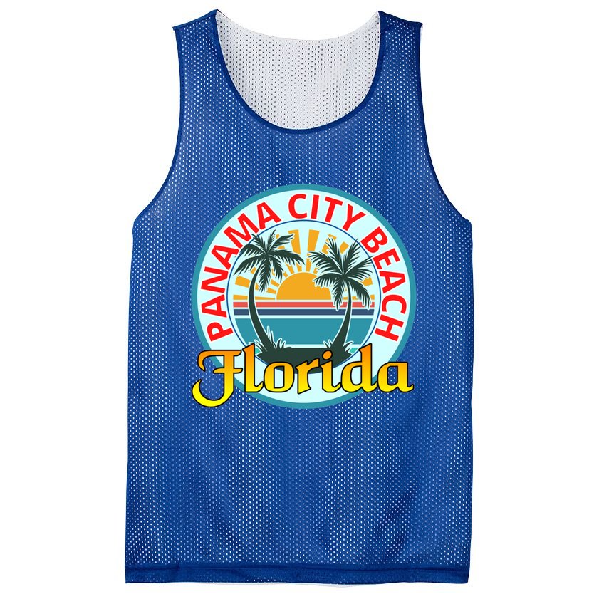 Beach Please Panama City Beach Florida Beach Spring Break Gift Mesh Reversible Basketball Jersey Tank