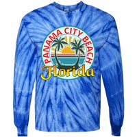 Beach Please Panama City Beach Florida Beach Spring Break Gift Tie-Dye Long Sleeve Shirt