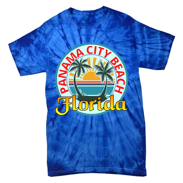 Beach Please Panama City Beach Florida Beach Spring Break Gift Tie-Dye T-Shirt