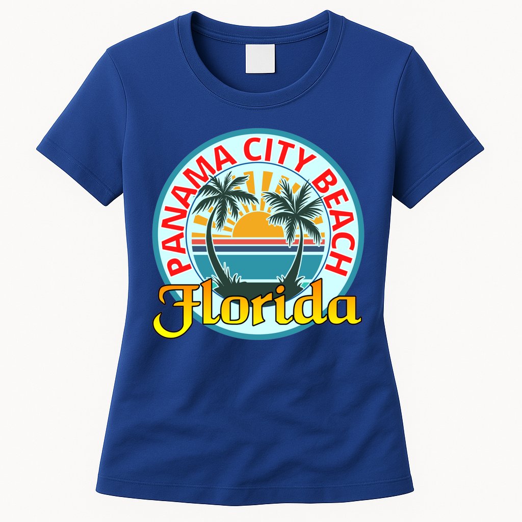 Beach Please Panama City Beach Florida Beach Spring Break Gift Womens T-Shirt
