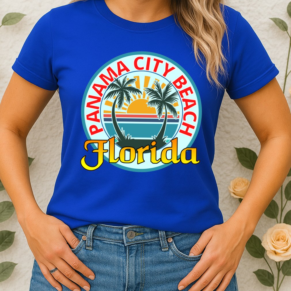 Beach Please Panama City Beach Florida Beach Spring Break Gift Womens T-Shirt