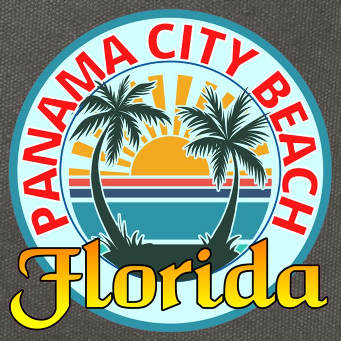 Beach Please Panama City Beach Florida Beach Spring Break Gift Cotton Canvas Backpack