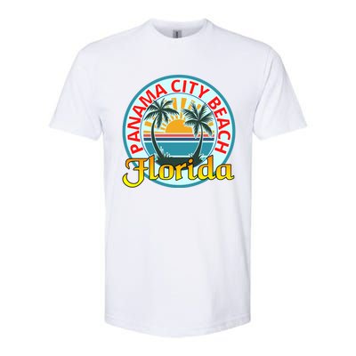 Beach Please Panama City Beach Florida Beach Spring Break Gift Softstyle CVC T-Shirt