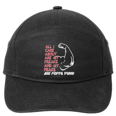 Big Poppa Pump Scott Steiner Big Bad Booty Daddy So Many Freaks So Little Time 7-Panel Snapback Hat