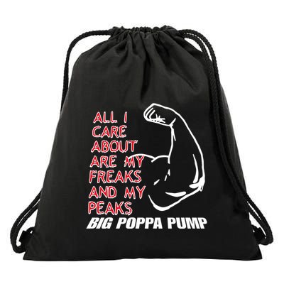 Big Poppa Pump Scott Steiner Big Bad Booty Daddy So Many Freaks So Little Time Drawstring Bag