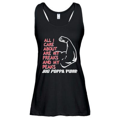 Big Poppa Pump Scott Steiner Big Bad Booty Daddy So Many Freaks So Little Time Ladies Essential Flowy Tank