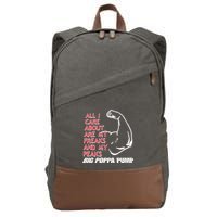 Big Poppa Pump Scott Steiner Big Bad Booty Daddy So Many Freaks So Little Time Cotton Canvas Backpack