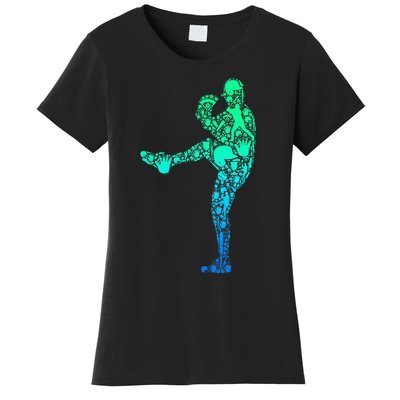 Baseball Pitcher Player Women's T-Shirt