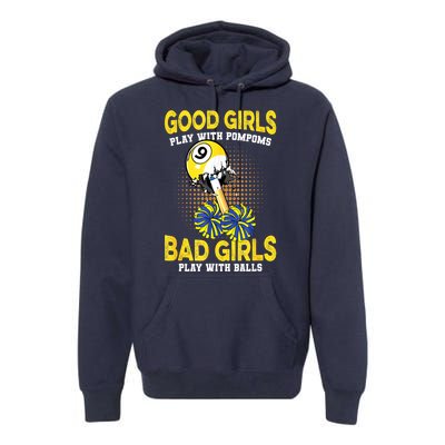 Billiards Player Pool Player Funny Billiards Gift Premium Hoodie