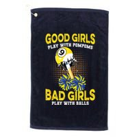 Billiards Player Pool Player Funny Billiards Gift Platinum Collection Golf Towel